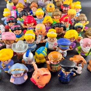 Fisher Price Little People Figurine Lot Of 49 Disney Zoo Talkers Nativity City